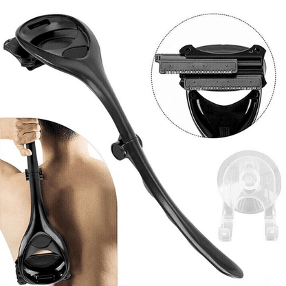 BlackCuff™ StreamLine -  Ergonomic Back Shaver