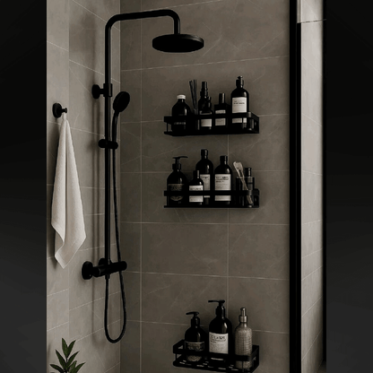 BlackCuff™ Dock - Wall Mounted Shower Organiser