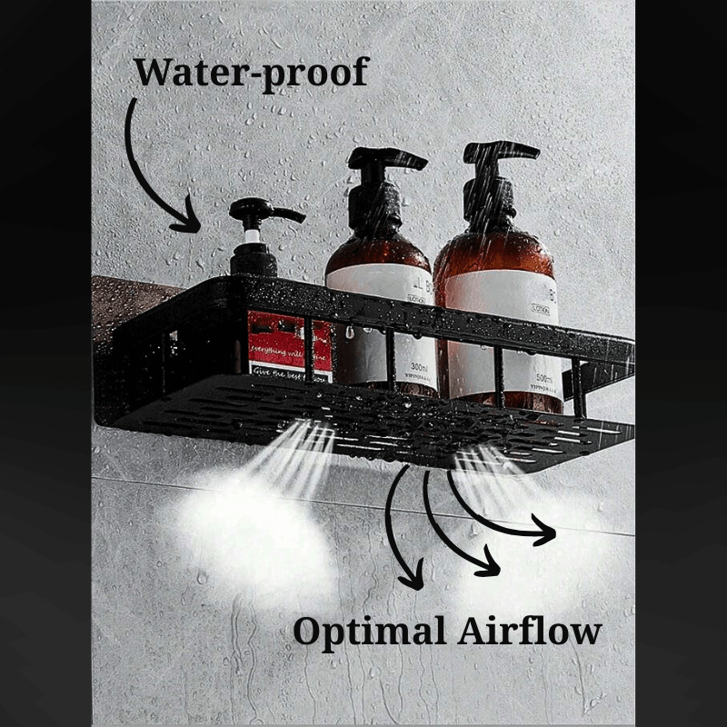 BlackCuff™ Dock - Wall Mounted Shower Organiser