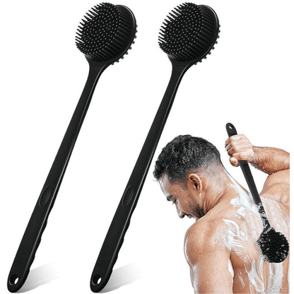 BlackCuff™ Flow - Precision Reach Shower Brush