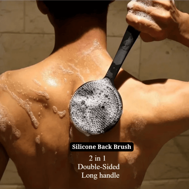 BlackCuff™ Flow - Precision Reach Shower Brush